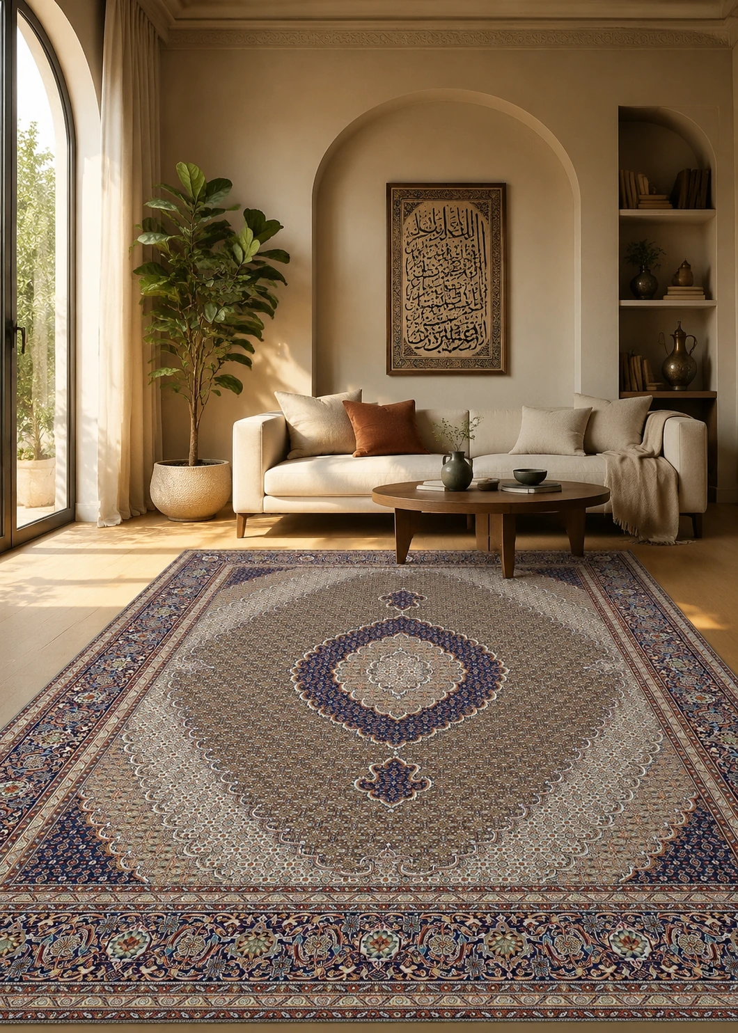 طرح 722834 رنگ گردویی