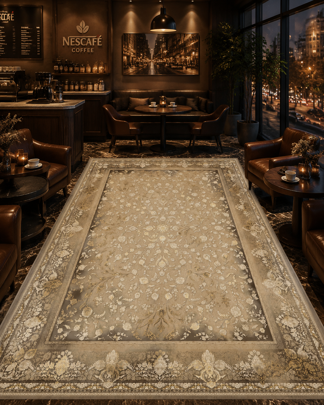 طرح 815601 رنگ نسکافه ای