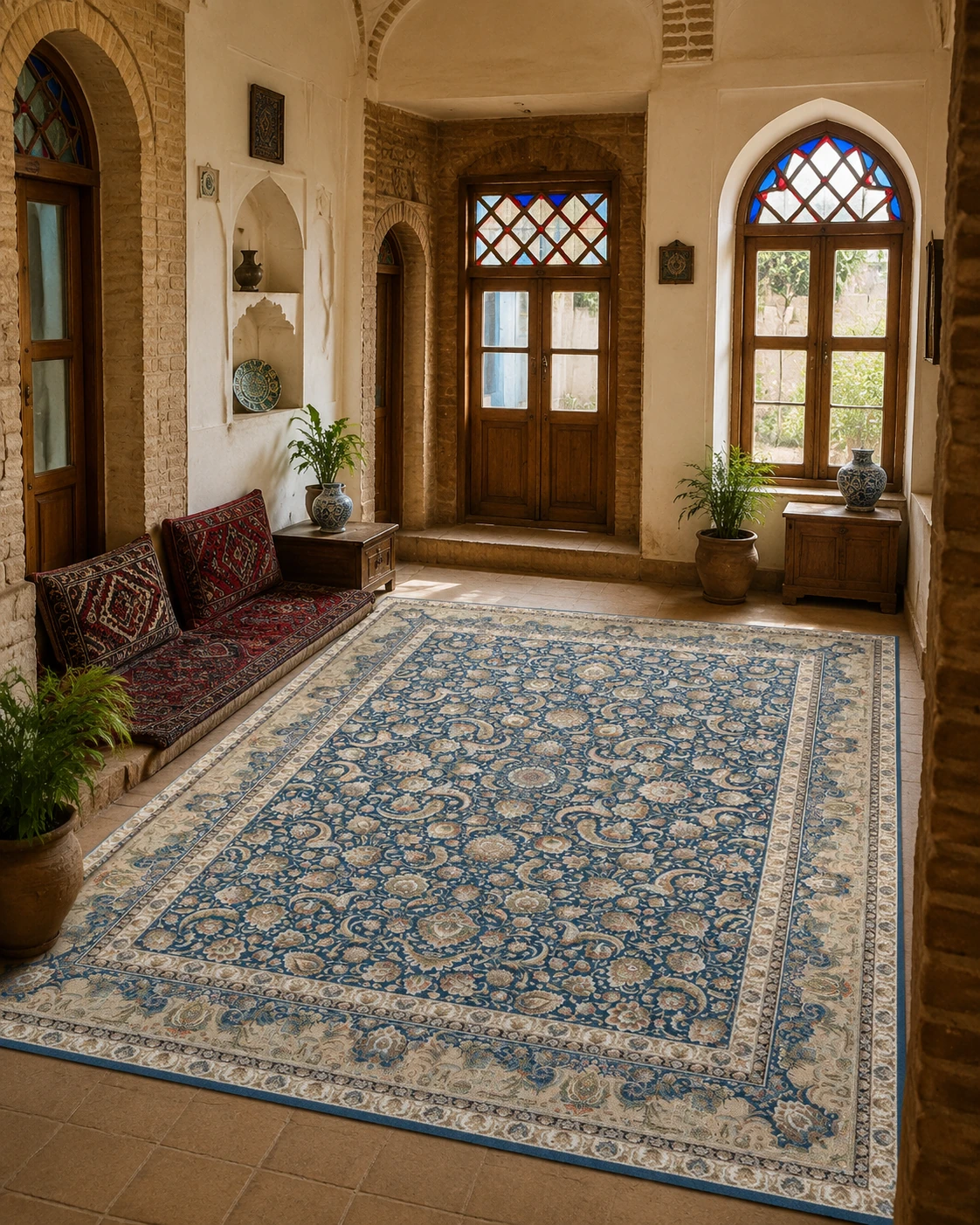 طرح 817503 رنگ آبي