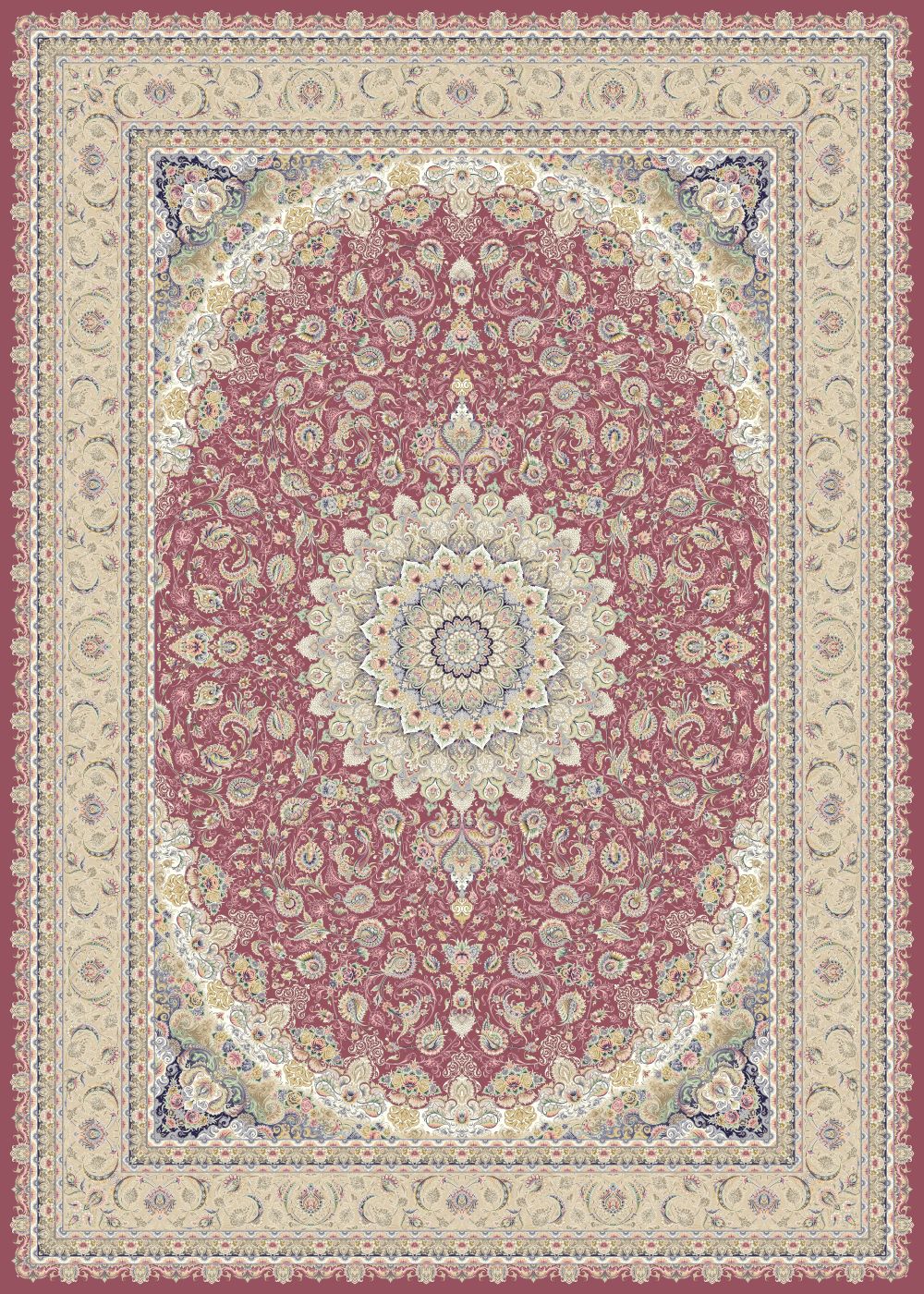 طرح 814007 رنگ ارغوانی