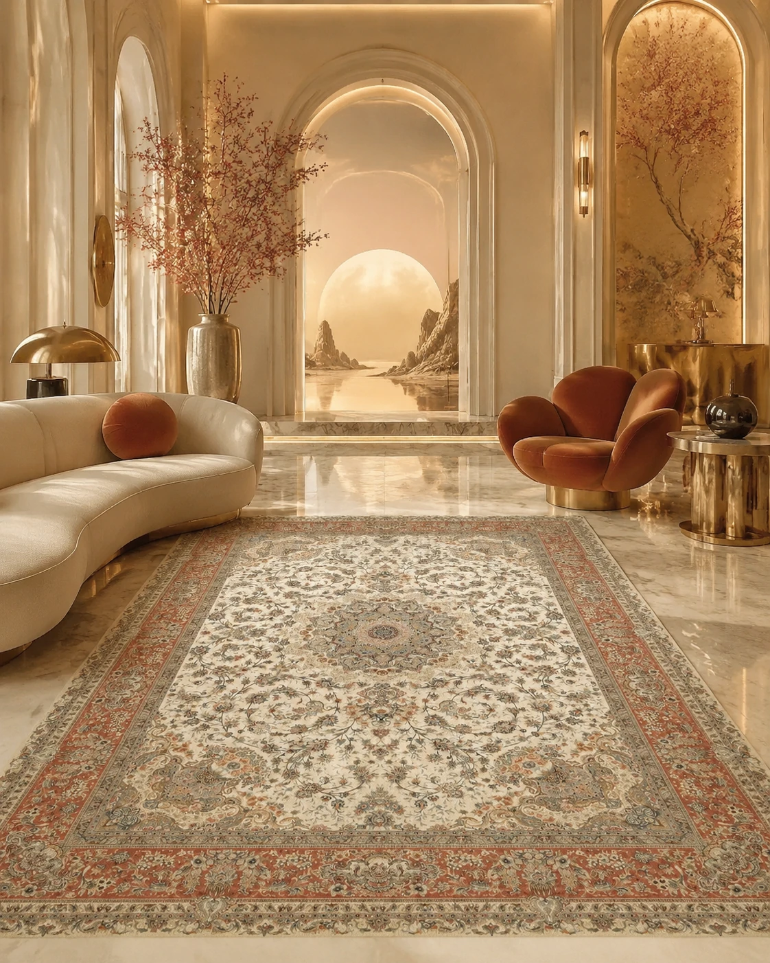 طرح 802280 رنگ کرم