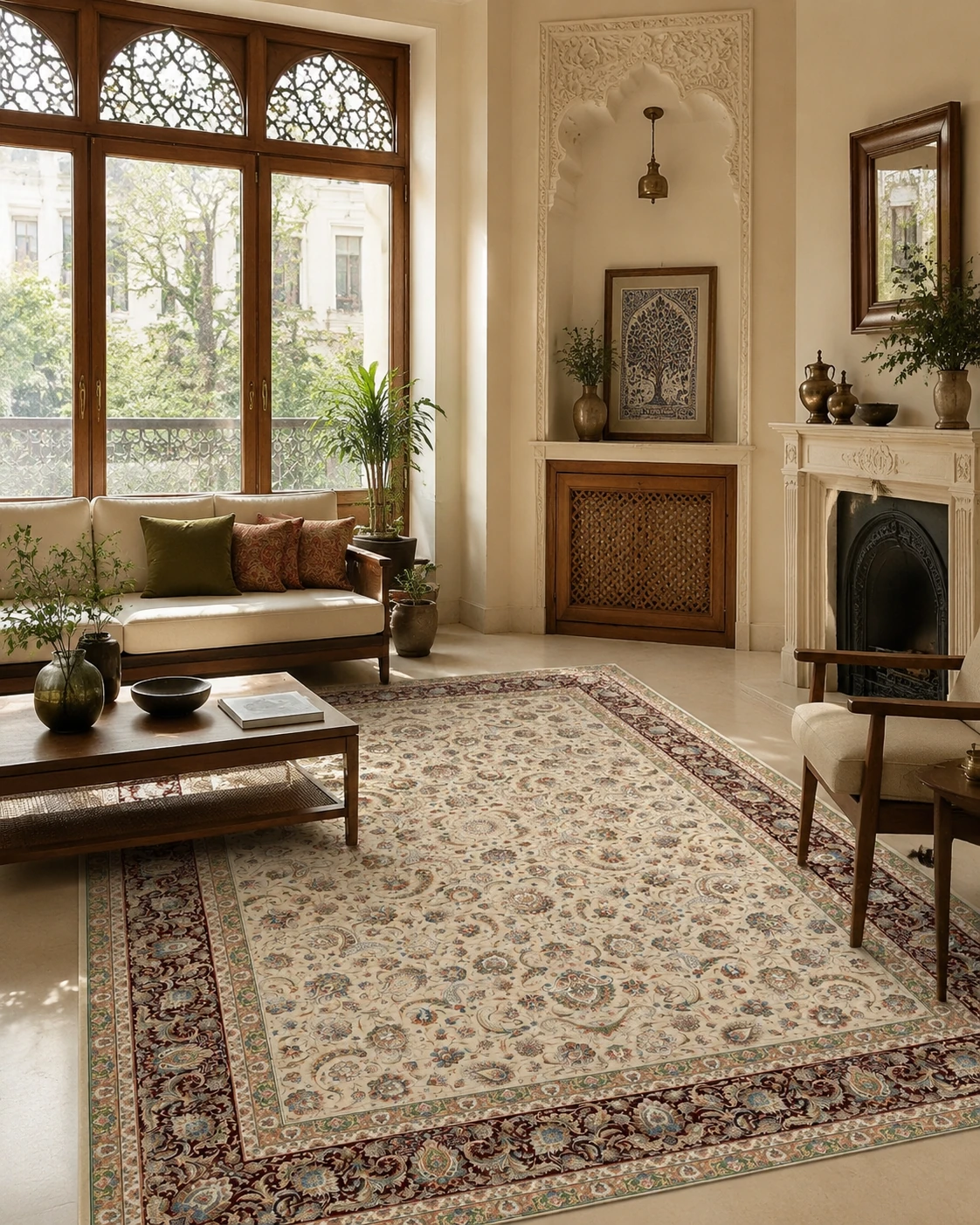 طرح 817503 رنگ خاکی حاشیه لاکی