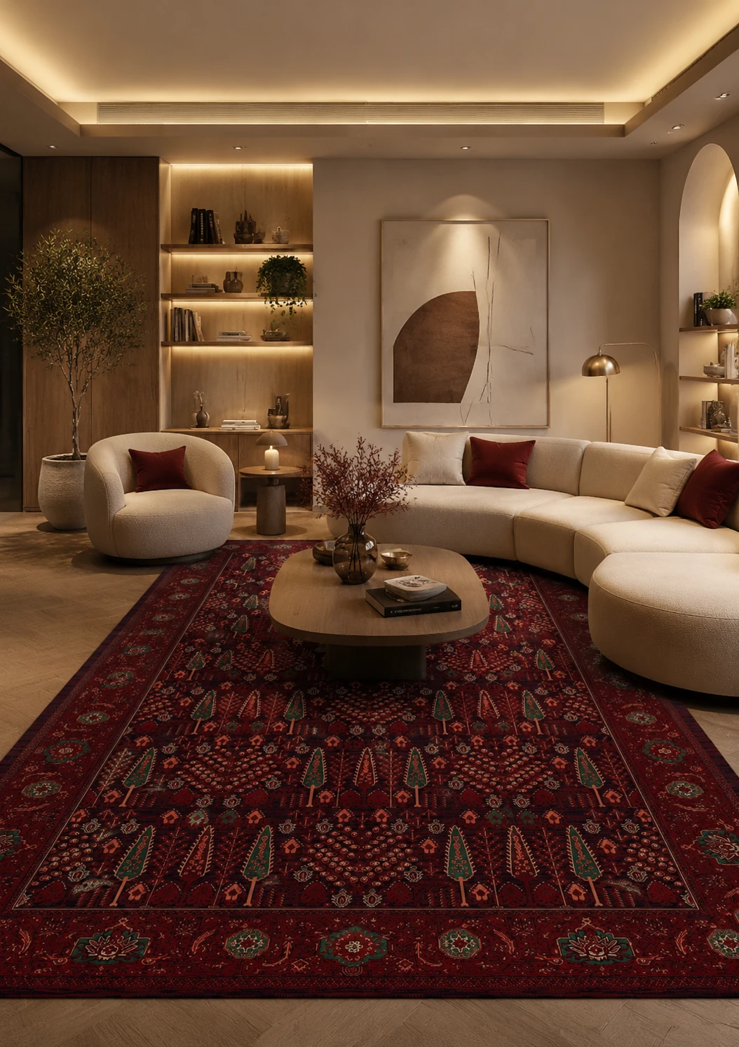 طرح 871374 رنگ عنابی