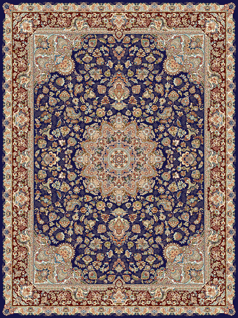 طرح 722637 رنگ سرمه اي
