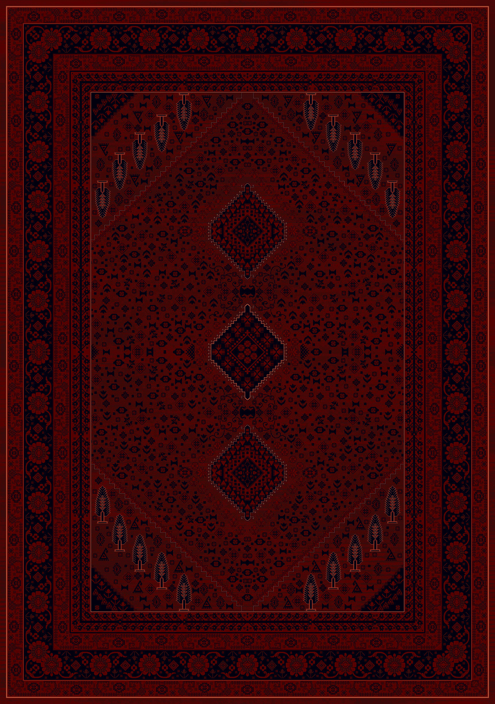 Design 871340F, Lacquer Red Color