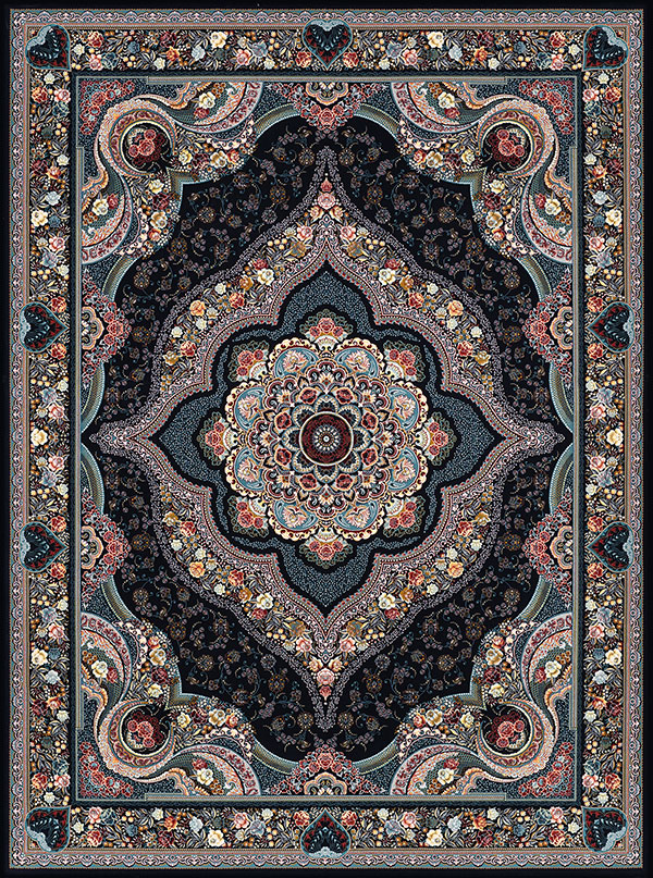 طرح 722215 رنگ سرمه اي