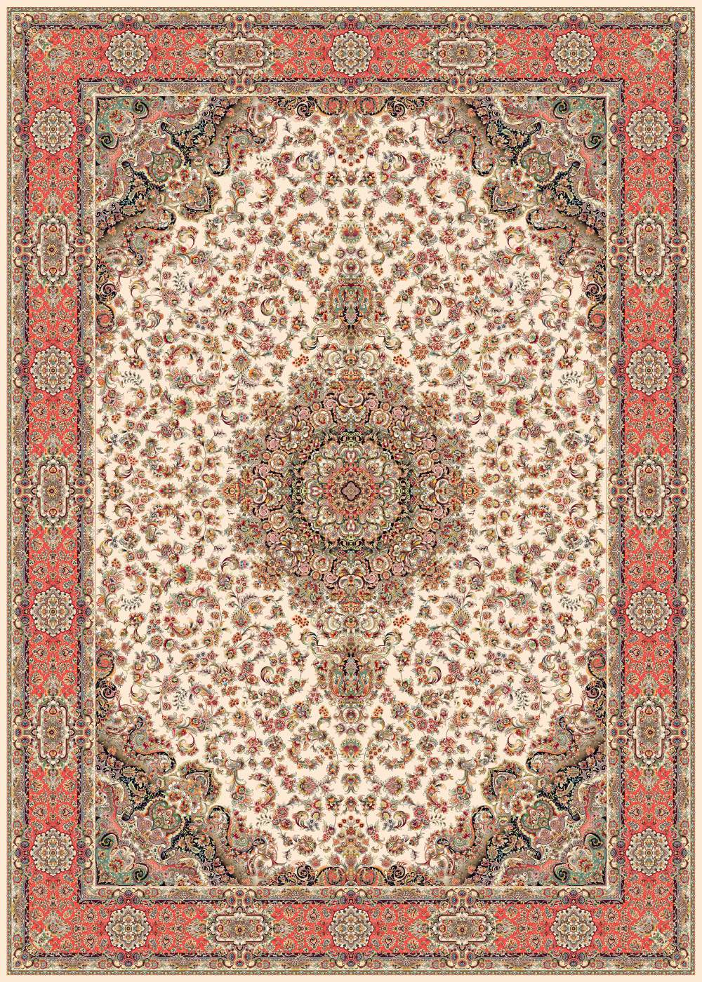 طرح 815082M رنگ کرم