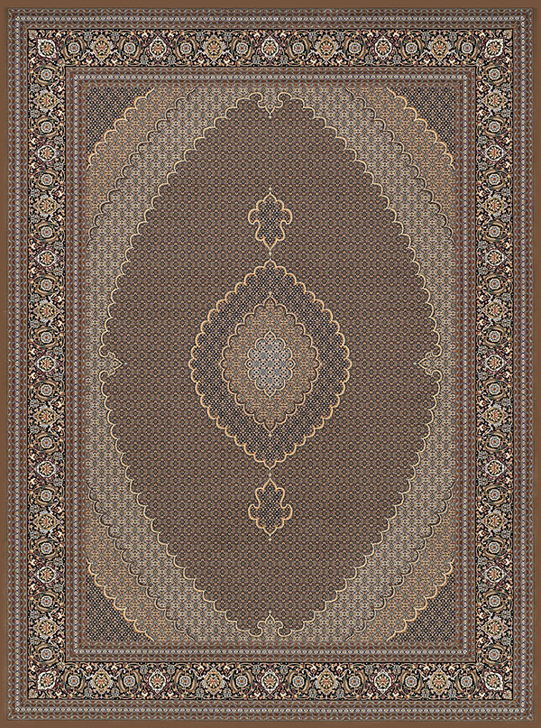 طرح 87034 رنگ گردويي