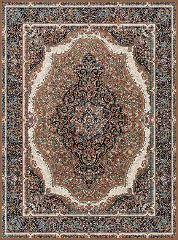 طرح 872120 رنگ گردويي