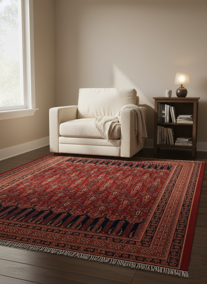 Acrylic carpet - 700 Reed - Weft density 2100